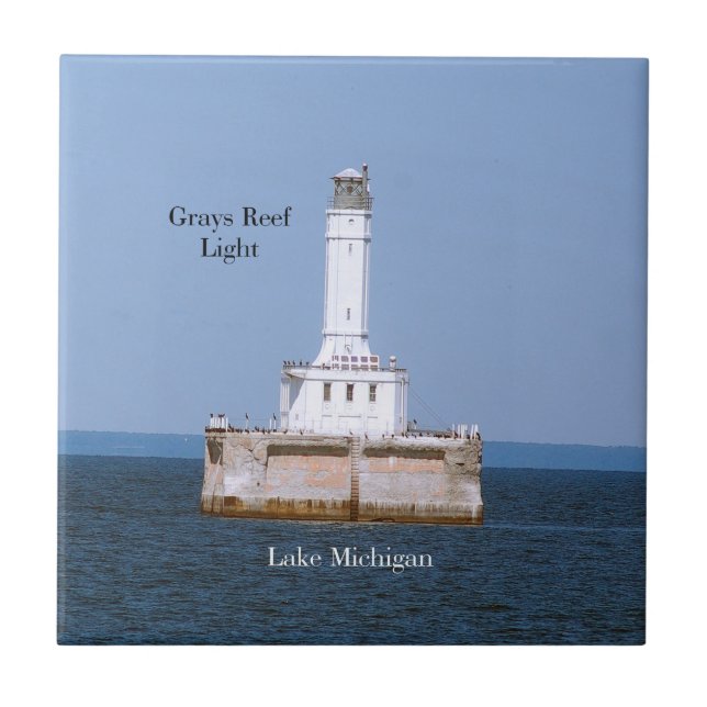 Grays Reef Leuchtfliesen Fliese (Vorderseite)