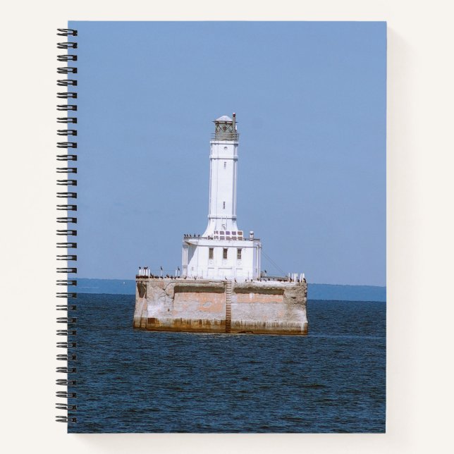 Grays Reef Light Notebook Notizbuch (Vorderseite)