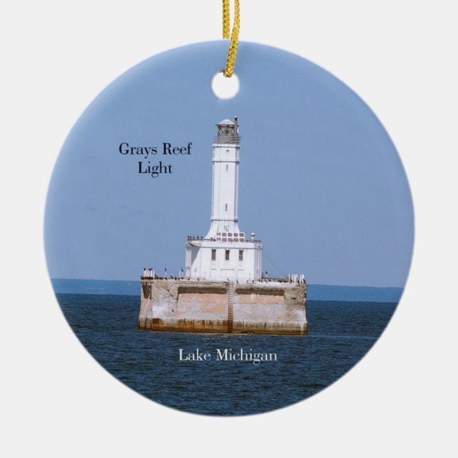 Grays Reef Light Ornament (Vorne)