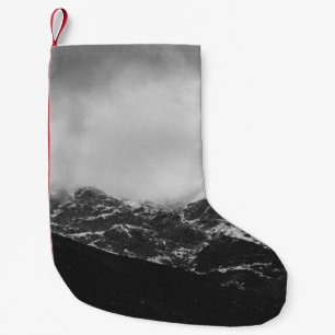 GRAYSCALE-FOTO KLEINER WEIHNACHTSSTRUMPF