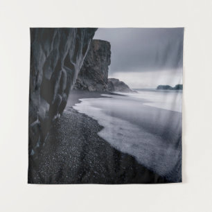 GRAYSCALE FOTOGRAFIE VON SAISHORE UND KALMMEER WANDTEPPICH
