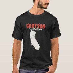Grayson California USA Staat America Travel Califo T-Shirt