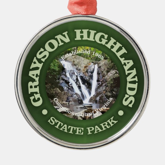 Grayson Highlands SP Ornament Aus Metall (Vorne)