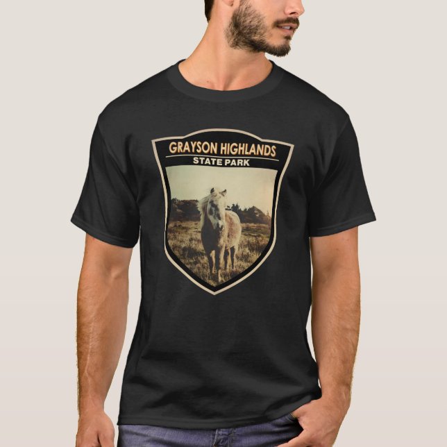 Grayson Highlands Staat Park Virginia T-Shirt (Vorderseite)