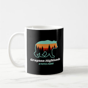 Grayson Highlands Staat Park Virginia VA Bear Kaffeetasse