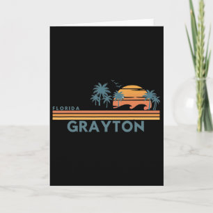 Grayton Beach Florida Sommerurlaub Vintage 70er Karte
