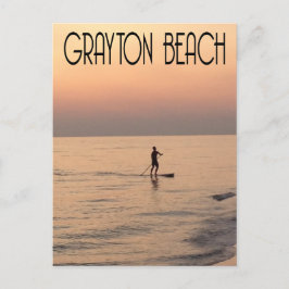 Grayton Beach Paddleboarding Postkarte