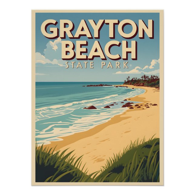 Grayton Beach State Park - Florida  Poster (Vorderseite)