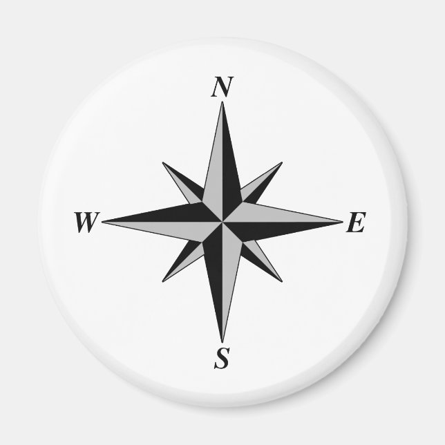 Graytone North Arrow Magnet (Vorne)