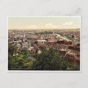 Graz, Blick vom Schlossberg, Steiermark, Österreic Postkarte