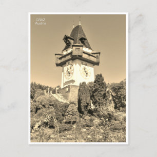 Graz Österreich Austria Retro Vintage Reise  Postkarte