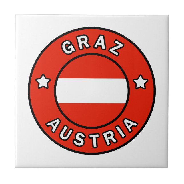 Graz Österreich Fliese (Vorderseite)