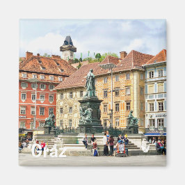Graz, Österreich - Kühlschrankmagnet von Velvet Es Magnet