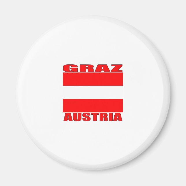 Graz, Österreich Magnet (Vorne)