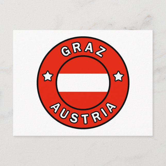 Graz Österreich Postkarte (Vorderseite)