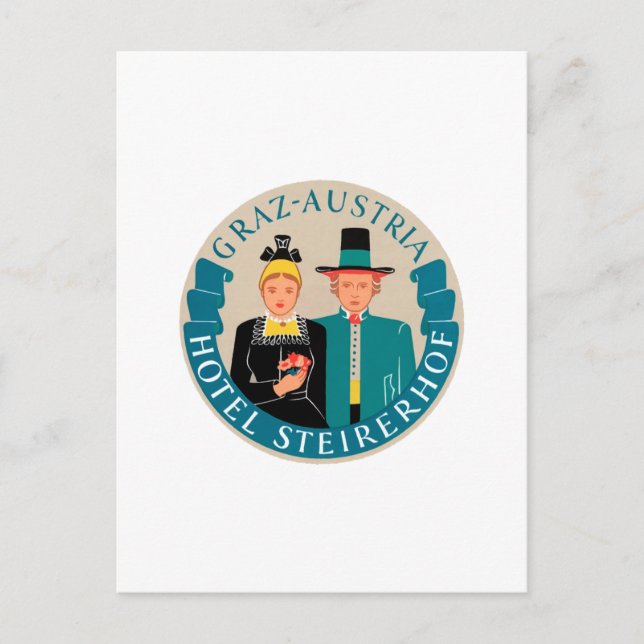 Graz-Österreich Postkarte (Vorderseite)