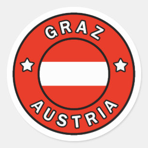 Graz Österreich Runder Aufkleber