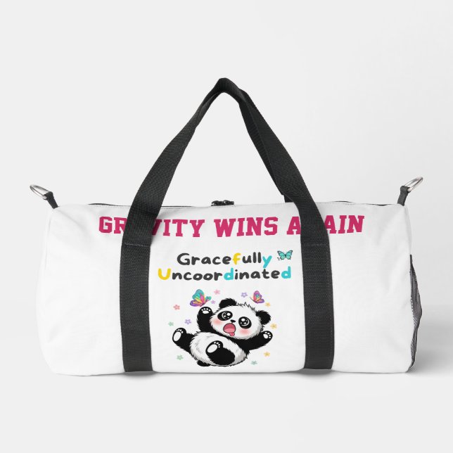 Grazile Unkoordinierte Süße Panda Duffle Bag (Vorderseite)
