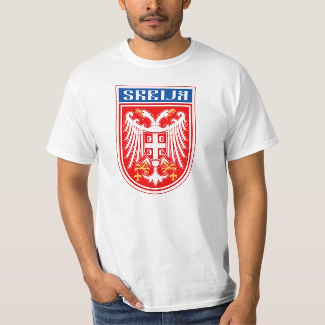 Grb Srbije moderni T-Shirt (Vorderseite)