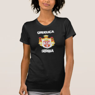 Grdelica, Serbien mit Wappen T-Shirt