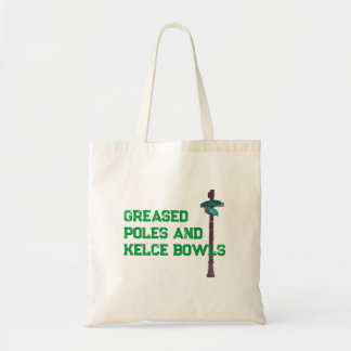 Greased Poles and Kelce Bowls Tote Bag Tragetasche