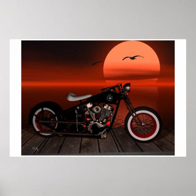 Greaser Sunset Poster (Vorne)
