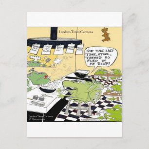 Greasy Spoon für Frösche Funny Gifts & Cards Postkarte
