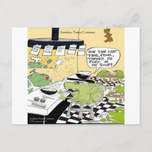 Greasy Spoon für Frösche Funny Gifts & Cards Postkarte