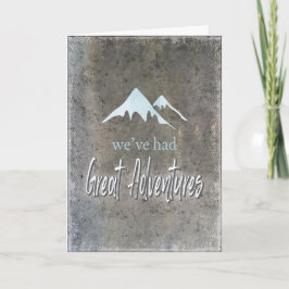 Great Adventure Wedding Vorschlag Bridesman Karte