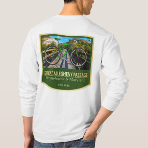 Great Allegheny Passage (bike2) T-Shirt