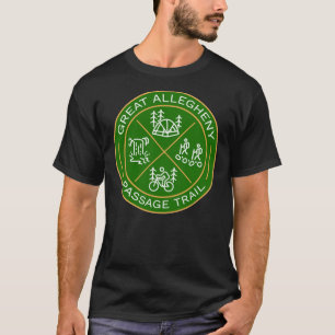 Great Allegheny Passage Trail Heraldic Logo Class T-Shirt
