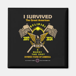 Great American Eclipses Magnet