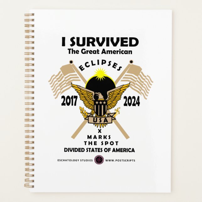 Great American Eclipses Planer (Vorderseite)