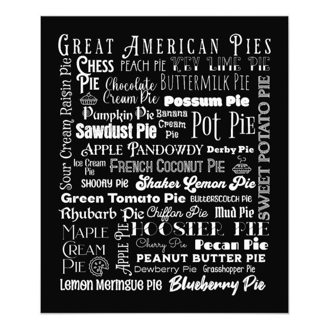 Great American Pies Montag T - Shirt Fotodruck (Vorne)