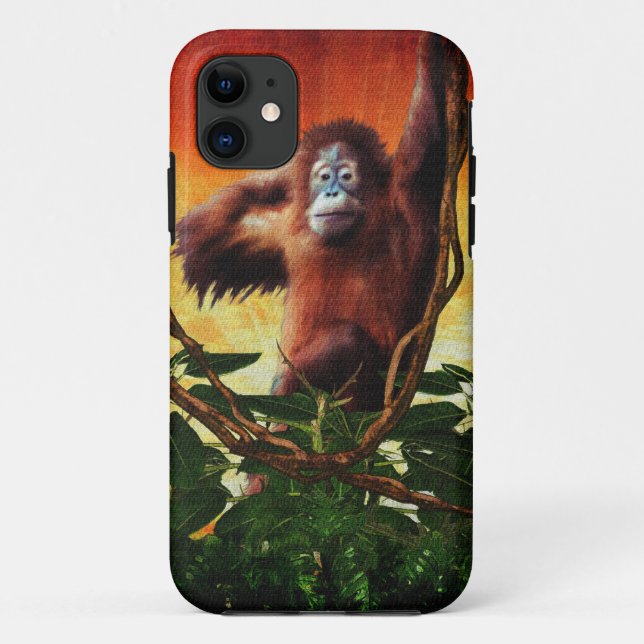 Great Ape Orangutan Wildlife Tierliebhaber Case-Mate iPhone Hülle (Rückseite)