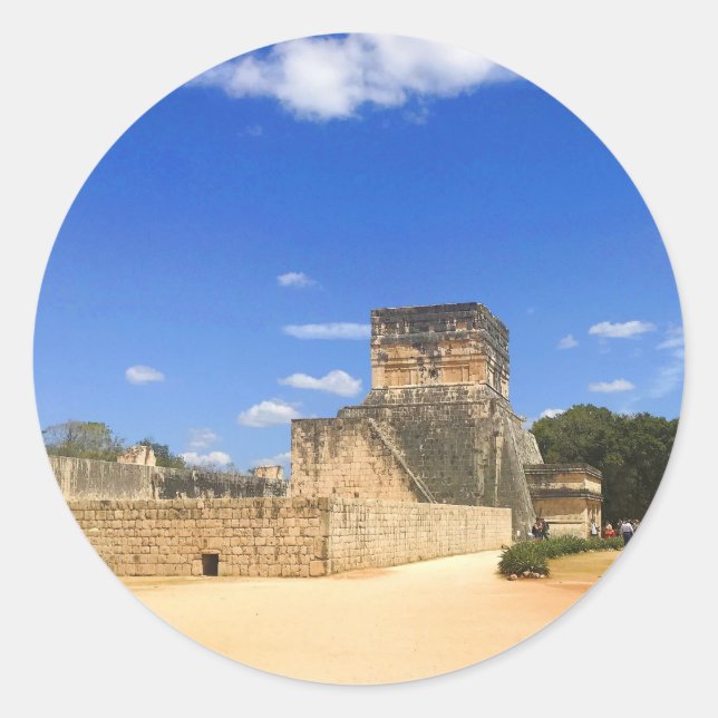 Great Ball Court, Chichen Itza, Mexico Stickers (Vorderseite)