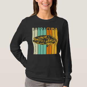 Great Barracuda Cuda Fischen Wildnis Salzwassersee T-Shirt