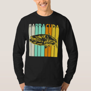 Great Barracuda Cuda Fischen Wildnis Salzwassersee T-Shirt