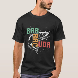 Great Barracuda Cuda Fischen Wildnis Salzwassersee T-Shirt