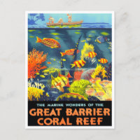 Great Barrier Coral Reef Australien Vintage-Reise