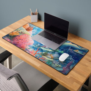 Great Barrier Reef Aquarell Schreibtischunterlage