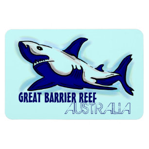 Great Barrier Reef Australien Blauhai Magnet