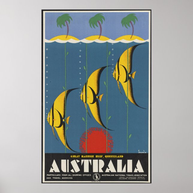 Great Barrier Reef Australien Poster (Vorne)