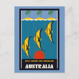 Great Barrier Reef Australien Reise Werbung Postkarte