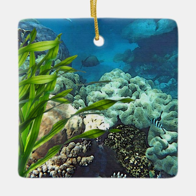 Great Barrier Reef Keramikornament (Vorderseite)