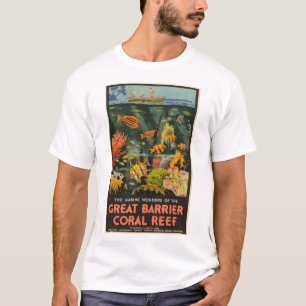 Great Barrier Reef Poster 1933 T-Shirt