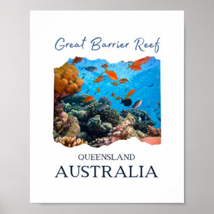Great Barrier Reef Queensland Australien Souvenir Poster