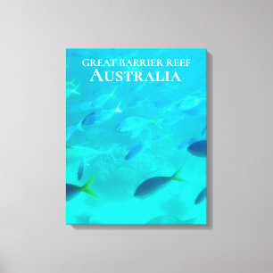Great Barrier Reef tropische Fische Australien Rei Leinwanddruck