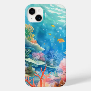 Great Barrier Reef Wasserfarbe Case-Mate iPhone 14 Plus Hülle