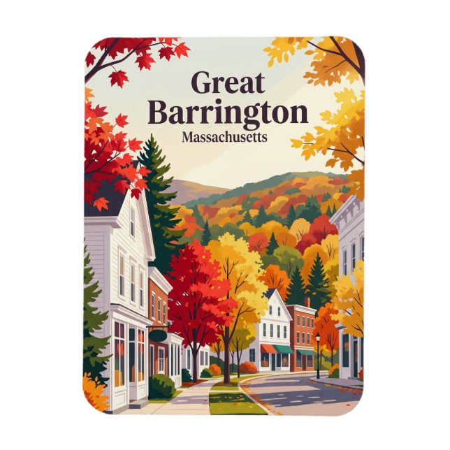 Great Barrington, Massachusetts USA Magnet (Vertikal)